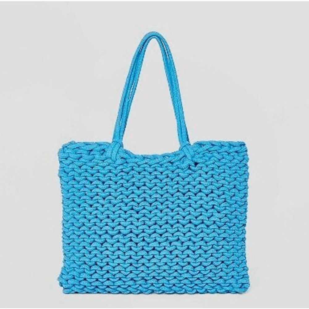 Rope Tote Handbag - A New Day Blue